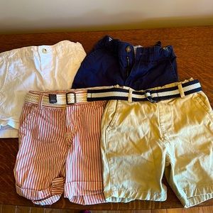 Four dress shorts